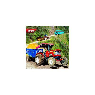 Tractor Trolley Hill Driving Farming Sim 3D Games